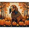 Edge Collections - 14" x 22" - Multicolor - Bloodhound Absorbent Dish Drying Mat - 1 Piece